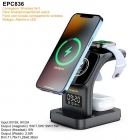 CARREGADOR ECOPOWER EP-C836 5EN1 WIRELESS