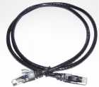 CABO REDE UTP 1M IURON CAT6 PATCH CORD 24AWG BLK