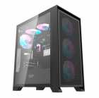 GABINETE AIGO DARKFLASH DRX70 MESH BLACK 4FAN ARGB