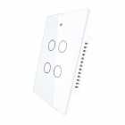 INTERRUPTOR SMART TOUCH MOES ZIGBEE ZS-US4-WH-MS - 4 INTERRUPTOR WHITE