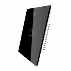 INTERRUPTOR SMART TOUCH MOES ZIGBEE ZS-US1-BK-MS - 1 INTERRUPTOR BLACK
