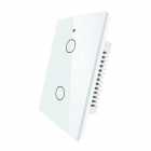 INTERRUPTOR SMART TOUCH MOES ZIGBEE ZS-US2-WH-M - 2 INTERRUPTOR WHITE
