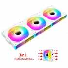 COOLER FAN TEUCER JM-1 KIT 3IN1 WHITE ARGB COM CONTROLADORA 493245