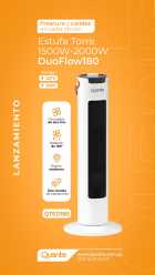 AQUECEDOR ELECTRICO QUANTA QTED180 110v 2000WATTS WHITE