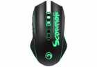 MOUSE MARVO SCORPION M506GN USB PRETO/VERDE