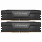 Memria Corsair Vengeance, DDR5 32GB (2x16GB), 6000MHz, c/Dissipador, Para Intel, CMK32GX5M2B6000C38, Preto