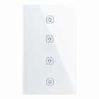 ZIGBEE HOMIE ESP TOUCH 4 INT. HSS04TR WHITE