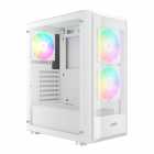 GABINETE GAMDIAS AURA GC6 3FAN ARGB WHITE