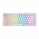 TECLADO ROYAL MECANICO RK84 RGB S/F WHITE SW BROWN SWITCH BROWN