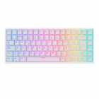 TECLADO ROYAL MECANICO RK84 RGB S/F WHITE SW RED SWITCH RED ESPANHOL