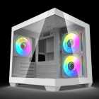 GABINETE DARKFLASH C275P MID-TOWER WHITE - SEM FAN