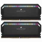 Memria Corsair Dominator Platinum RGB, DDR5 32GB (2x16GB), 6400MHz, c/Dissipador, Para Intel, CMT32GX5M2B6400C32, Preto