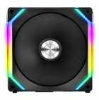 Cooler Fan de Gabinete Lian Li Uni Fan Wireless 120 12SL1W1B, PWM 4-pinos, 120mm, com L-WIRELESS CONTROLLER, Preto