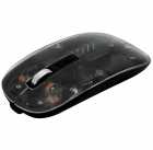 Mouse Satellite A-771G Preto Transparente recarregavel , Wireless 2.4Ghz, Bluetooth
