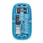 MOUSE SATE A-774G 2.4G+BT WIRELESS BLUE