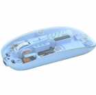 Mouse Satellite A-778G Azul Transparente recarregavel , Wireless 2.4Ghz, Bluetooth