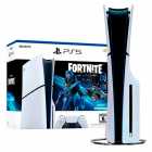 Console Sony PS5 Slim 4K, 120Hz, 1TB, Bivolt + Card Fortnite, CFI-2115A, Com Disco