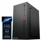 PC Montado UP Gamer Light, Intel Core i3 3220 3.3GHz, 8GB DDR3 1600MHz, SSD 240GB, Placa M�e H61M, Fonte 230W, Cooler Processador