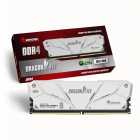 MEM DDR4 8GB 3600 KEEPDATA DRAGONFLY C/ DISS WHITE KDH36C18W/8G