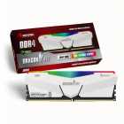 MEM DDR4 8GB 3600 KEEPDATA DRAGONFLY C/ DISS RGB KDHRGB36C18W/8G WHITE