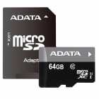 CARTAO MICROSD 64GB ADATA UHS-I CLASS 10 80MB/S AUSDX64GUICL10- RA1/FHD