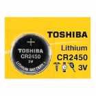 PILHA CR2450 TOSHIBA LITHIUM 3V - UNIDADE
