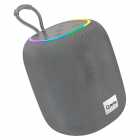 CAIXA DE SOM QUANTA QTSPA10 SD/AUX/USB/BT/RGB GRAY