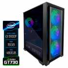 PC Montado UP Gamer Vortex, Intel Core i3 9100F 3.60GHz, GT730 4GB, RAM 16GB DDR3 2666MHz, SSD 480GB 2.5