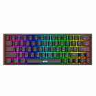 TECLADO MARVO SHOGO KG955 63 MEC. WIRED BLACK