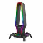 SUPORTE P/ FONE MARVO HZ-10 KOBE 30 RGB PRETO