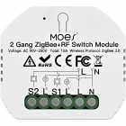 INTERRUPTOR SMART MOES ZIGBEE MS-104BZR 2GANG/10A ALEXA/GOOGLE