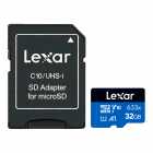 CARTAO MICROSD 32GB LEXAR HIGH-PERF 100-45MB/S C10 LSDMI32GBBNL633 A
