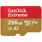 CARTAO MICROSD 256GB SANDISK CREATOR 190/130MB 4K SDSQXAV-256G- GN6MS