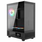 GABINETE GAMDIAS ATLAS E1 MID-T WHITE 3FAN ARGB