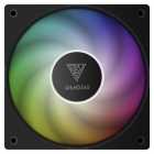 COOLER FAN GAMDIAS NOTUS M1-1201 ARGB PWM BLACK 1 FAN