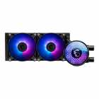COOLER WATER MSI MAG CORELIQUID A12 240 ARGB BLACK 306-7ZWBM11-813 2FAN