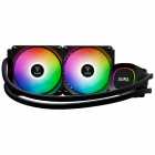 COOLER WATER GAMDIAS AURA GL240 LITE ARGB 2FAN BLK