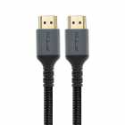 Cabo HDMI macho para HDMI macho 2.1, 2M FTX CT-HD8K-AG2, 4K/8K, 60Hz/120Hz, 48Gbps, Preto, Carcaa de aluminio, Nylon tranado