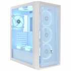 Gabinete Gamer Satellite K2802 E-ATX / 8 Cooler,  Branco