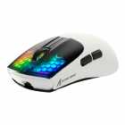MOUSE ATTACK SHARK X5 RGB WIRED+2.4G+BT BLK/WHITE BLACK/WHITE