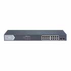 HUB SWITCH HIKVISION 16P DS-3E0518P-E/M GIGA POE