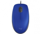 MOUSE LOGITECH M110 SILENT OPTICO USB BLUE