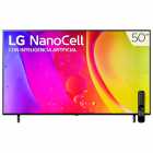 TV 50 LG 50NANO80SQA THINQ AI/SMART/4K/UHD/PRETO