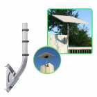 SUPORTE PARA STARLINK TETO/PAREDE LINK-IT CINZA