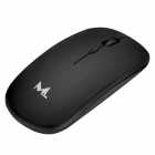 MOUSE MTEK MW-4W204 WIRELESS BLACK 2.4G 1600DPI