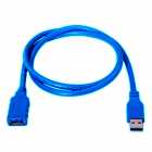 CABO USB EXTENSOR 2M 3.0 AZUL MICROFINS