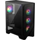 GABINETE MSI MAG FORGE 120A AIRFLOW RGB MID PRETO 306-7G23A21-809 RGB MID TOWER