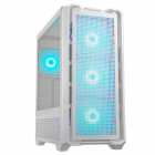 GABINETE COUGAR MX600 RGB 4 FAN WHITE MX600