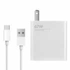 CARREGADOR XIAOMI 67W USB-A C/CABO MDY-12-EJ WHITE CABO USB-C BHR6033US