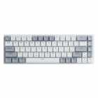 TECLADO REDRAGON K631WG-RGB CASTOR USA WHITE/GRAY